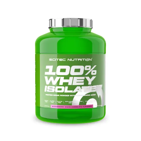 Scitec Nutrition 100% Whey Isolate - Bột Protein Tăng Cơ Hỗ Trợ Phục Hồi, Không Đường, Hương Vị Nguyên Liệu Tự Nhiên 2000g