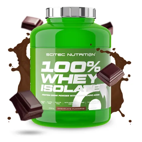 Scitec Nutrition 100% Whey Isolate - Bột Protein Tăng Cơ Hỗ Trợ Phục Hồi, Không Đường, Hương Vị Nguyên Liệu Tự Nhiên 2000g