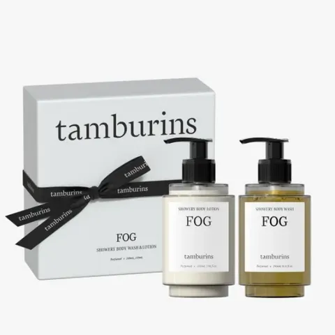 Set Sữa Tắm và Lotion Dưỡng Thể Tamburins Fog Showery - Hương Sương Rừng Thông, Giúp Da Ẩm Mượt, Thư Giãn Sau Một Ngày Dài