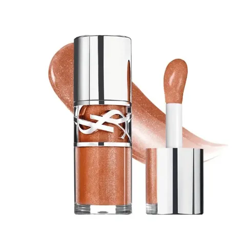 Son Dưỡng YSL Loveshine Plumping Lip Oil Gloss 05 California Sunshine - Son Bóng Dưỡng Môi Cam Đất Cao Cấp, Chăm Sóc Môi Căng Mọng