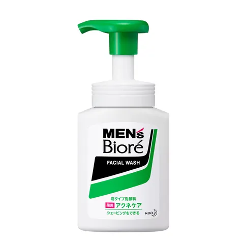 Sữa Rửa Mặt Dạng Bọt Ngừa Mụn Nam Men's Biore 150ml - Làm Sạch Sâu, Kiểm Soát Dầu, Chăm Sóc Da Mụn Thoáng Sạch