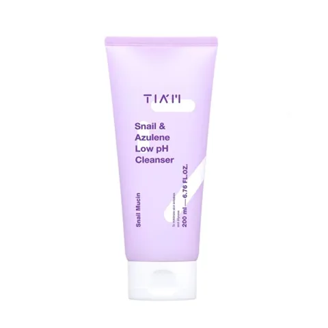 Sữa Rửa Mặt Phục Hồi Tia'm Snail & Azulene Low pH 200ml - Cho Da Nhạy Cảm, Dưỡng Ẩm Sâu, Làm Sạch Dịu Nhẹ