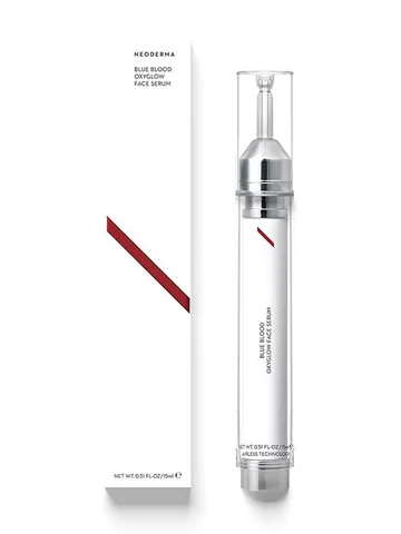 Tinh chất dưỡng sáng da Neoderma Blue Blood Oxyglow Face Serum 15ml - Công nghệ tái tạo da, dưỡng ẩm và chống lão hóa cho làn da khỏe đẹp