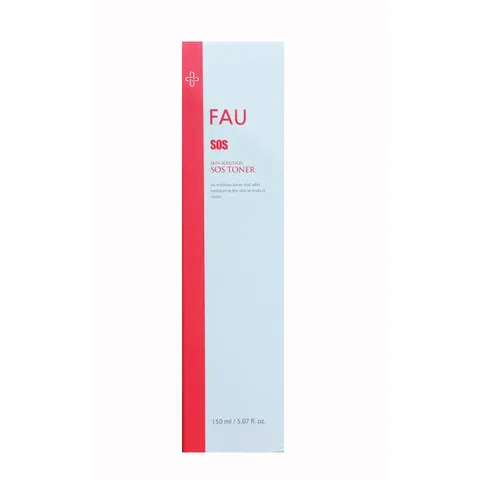 Toner FAU Skin Solution SOS 150ml - Duy Trì Độ Ẩm Cho Da Nhạy Cảm, Phục Hồi Và Giảm Kích Ứng, Đặc Biệt Cho Da Mỏng Đỏ