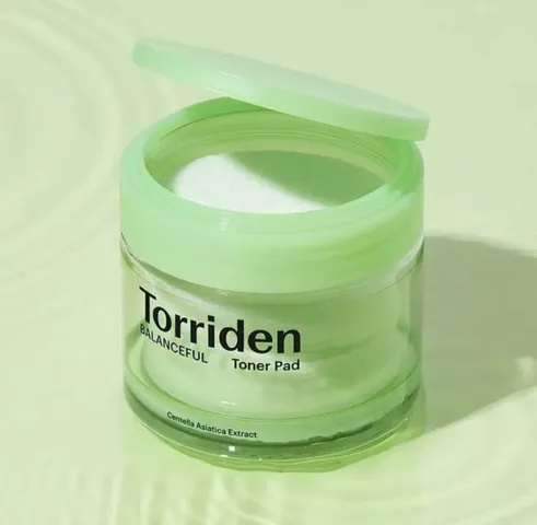 Toner Pad Torriden Balanceful Cica - Hỗ Trợ Làm Dịu Da Mụn Nhạy Cảm, Phục Hồi Da, 60 Miếng Chất Lượng Cao
