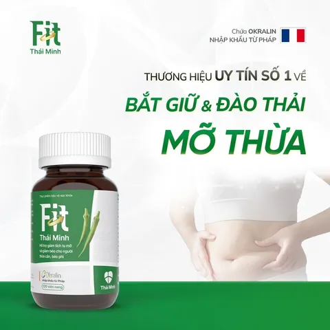Viên FIT Thái Minh Giảm Cân - Hỗ Trợ Duy Trì Vóc Dáng Thon Gọn Từ Thảo Mộc Tự Nhiên, Hộp 120 Viên