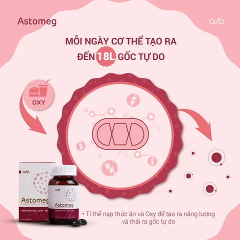 Viên Uống Trẻ Hóa Da Astomeg Age Defense - Hỗ Trợ Làm Sáng Da Từ Astaxanthin & Omega 3 - Chất Chống Oxy Hóa Tự Nhiên