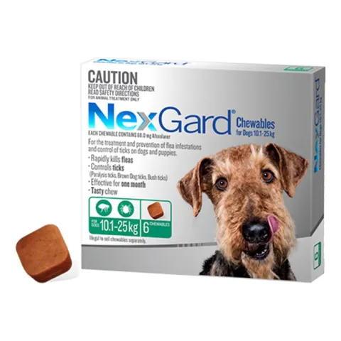 Viên Nex-Gar.d Chăm Sóc Thú Cưng - Loại Bỏ Ve, Ghẻ, Bọ Chét Cho Chó 10-50kg - Hiệu Quả Nhanh Chóng, An Toàn, Tiện Lợi