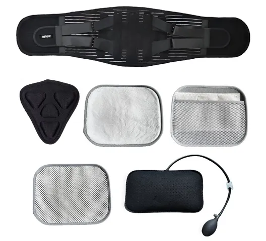 Đai lưng hỗ trợ cột sống Nevor DTL02 kèm đệm thư giãn - Giảm đau và cải thiện tư thế, thoải mái cho người sử dụng
