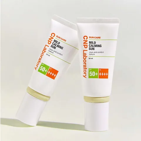 Kem Chống Nắng CNP Laboratory Mild Calming Sun SPF50+/PA++++ cho Da Nhạy Cảm - Dưỡng Da Dịu Nhẹ, An Toàn, Không Gây Kích Ứng