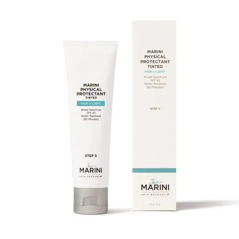 Kem Chống Nắng Jan Marini Physical Protectant Tinted SPF 45 - Bảo Vệ Da UVA/UVB, Kháng Nước, Tông Màu Fair to Light, Không Nhờn Rít