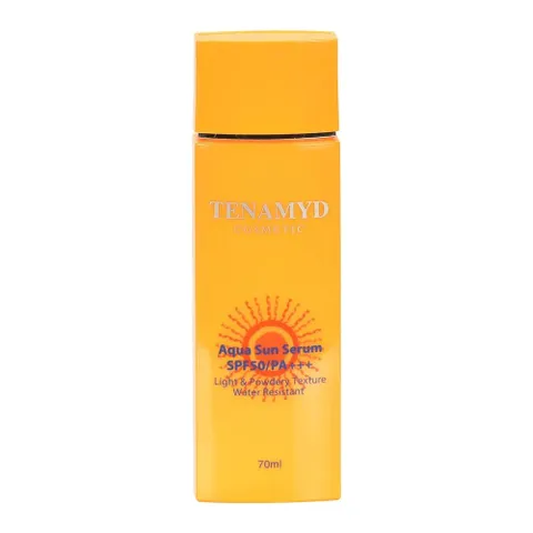 Kem Chống Nắng Tenamyd Aqua Sun Serum SPF50/PA+++ - Bảo Vệ Da, Kiềm Dầu, Dưỡng Ẩm và Chống Nắng Tối Ưu cho Da Nhạy Cảm