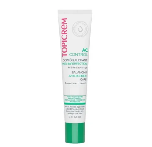 Kem Dưỡng Ẩm Cho Da Mụn Topicrem AC Control 40ml - Gel Cân Bằng Chống Mụn, Cấp Ẩm, Giữ Ẩm Cho Da Dầu và Hỗn Hợp