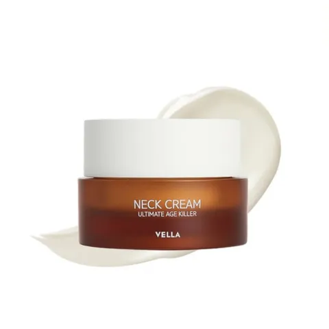 Kem Dưỡng Trẻ Hóa Da Vùng Cổ Vella Ultimate Age Killer Neck Cream - Hỗ Trợ Cấp Ẩm, Cải Thiện Nếp Nhăn, 50ml