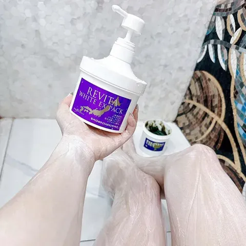 Kem ủ trắng da Revita White EX Pack 500g - Dưỡng sáng, tăng ẩm, cải thiện tông da từ Nhật Bản - Cho làn da mềm mại, căng mướt