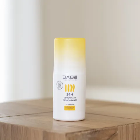 Lăn Khử Mùi BABE Deodorant 24H Roll On - Kiểm Soát Mồ Hôi, Ngăn Mùi Hiệu Quả, Không Chứa Cồn, Dành Cho Da Nhạy Cảm, 50ml