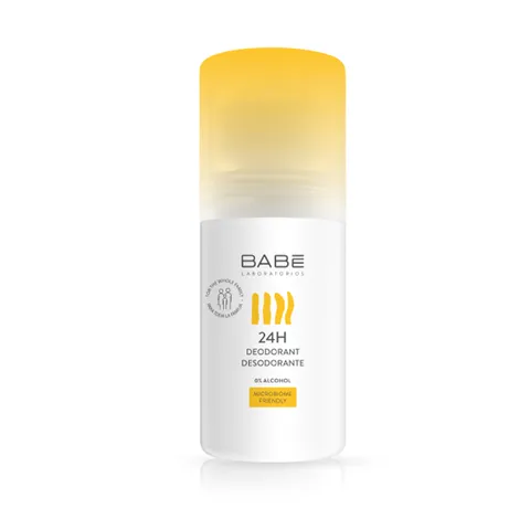 Lăn Khử Mùi BABE Deodorant 24H Roll On - Kiểm Soát Mồ Hôi, Ngăn Mùi Hiệu Quả, Không Chứa Cồn, Dành Cho Da Nhạy Cảm, 50ml