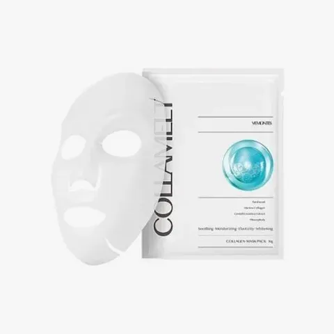Mặt Nạ Dưỡng Ẩm Collamelt Vemontes - Hộp 5 Chiếc Hỗ Trợ Cấp Ẩm, Tăng Độ Đàn Hồi và Làm Da Căng Bóng