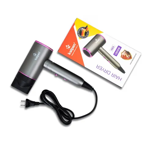 Máy Sấy Tóc Ion Kalpen HD3/HD4 - Công Suất 1800W, Sấy Nhanh, Giữ Ẩm, Chống Xơ Rối, Sang Trọng, Dễ Dàng Mang Theo