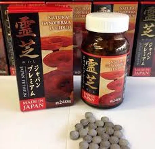 Nấm Linh Chi Sừng Hươu Natural Ganoderma Lucidum Nhật Bản - Hỗ Trợ Tăng Cường Miễn Dịch Và Sức Khỏe, 240 Viên