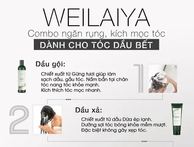 Cặp Dầu Gội Và Xả Gừng Weilaiya Ginger Đức 400ml - Hỗ Trợ Mọc Tóc, Giảm Gàu, Hương Gừng Vanilla Thư Giãn