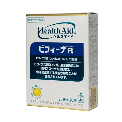 Men Vi Sinh Bifina R Health Aid Nhật Bản - Bổ Sung Lợi Khuẩn Bifido & Lactobacillus, Hỗ Trợ Tiêu Hóa - Hộp 20 Gói/60 Gói