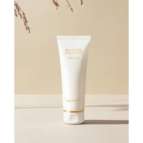 Sữa Rửa Mặt Dr.Pepti+ Galacto Cleansing Foam 110ml - Làm Sạch Sâu, Ngăn Ngừa Mụn, Dưỡng Ẩm, Phục Hồi Da Tổn Thương, Xuất Xứ Hàn Quốc