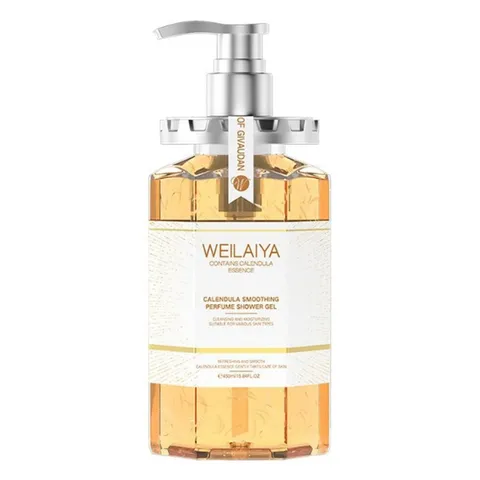 Sữa Tắm Dưỡng Ẩm Weilaiya Cúc Vạn Thọ 450ml - Gel Bọt Mịn, Sáng Da, Chiết Xuất Hoa Calendula Tự Nhiên