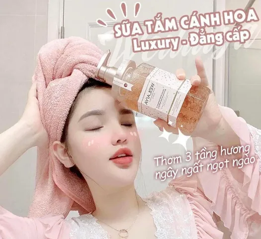 Sữa Tắm Hoa Hồng Weilaiya Grand Rose Extracts 450ml - Gel Tắm Trắng Da, Hương Nước Hoa Quyến Rũ, Dưỡng Ẩm Da Mịn Màng