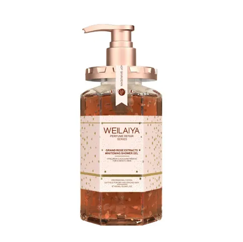 Sữa Tắm Hoa Hồng Weilaiya Grand Rose Extracts 450ml - Gel Tắm Trắng Da, Hương Nước Hoa Quyến Rũ, Dưỡng Ẩm Da Mịn Màng