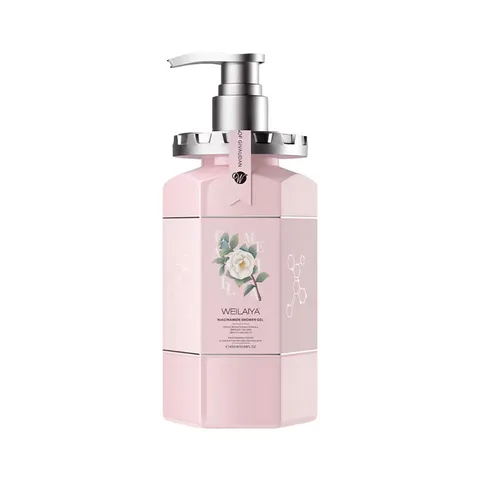 Sữa Tắm Trắng Da Hoa Trà Weilaiya Niacinamide 450ml - Gel Dịu Nhẹ, Làm Sáng Da, Mờ Vết Thâm, Hương Thơm Thư Giãn