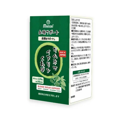 Viên Uống Hỗ Trợ Đường Huyết Mamori Gymnema Inulin Nhật Bản - 120 Viên Từ Thiên Nhiên Giúp Ổn Định Đường Huyết