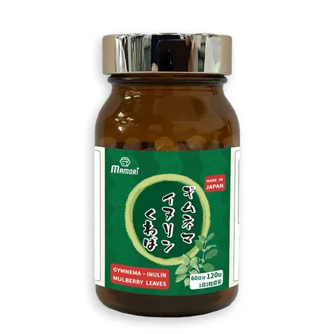 Viên Uống Hỗ Trợ Đường Huyết Mamori Gymnema Inulin Nhật Bản - 120 Viên Từ Thiên Nhiên Giúp Ổn Định Đường Huyết