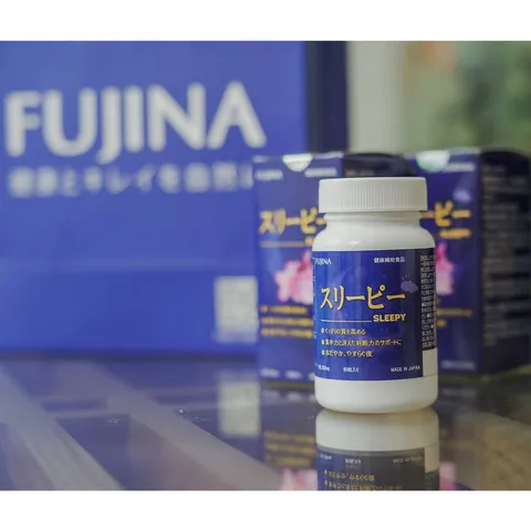 (Hàng nhập khẩu) Viên uống hỗ trợ giấc ngủ Sleepy Fujina Nhật Bản 80 viên