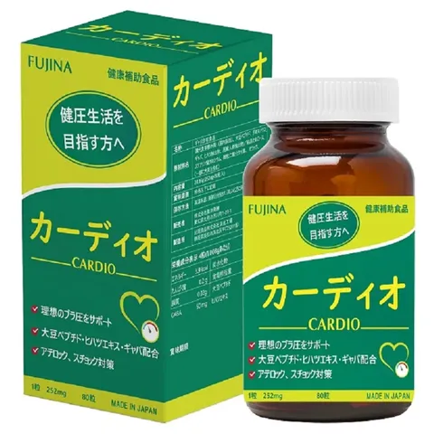 Viên Uống Hỗ Trợ Ổn Định Huyết Áp Cardio Fujina - Sản Phẩm Từ Dược Thảo Thiên Nhiên Giúp Cải Thiện Sức Khỏe, Nguy Cơ Cao Huyết Áp