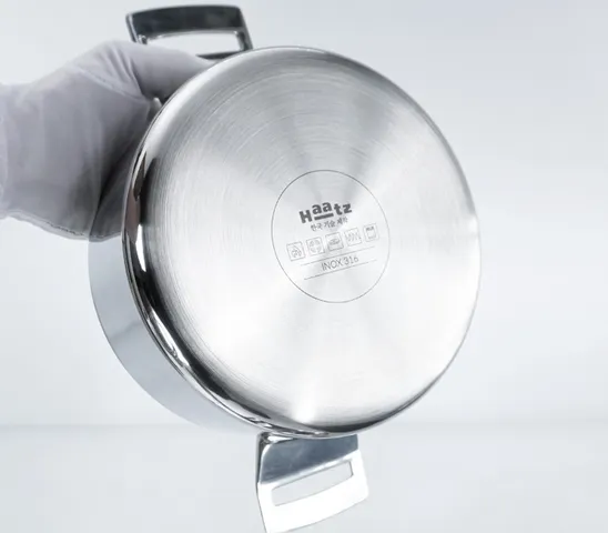 Nồi inox 316 đúc liền khối Haatz CIC6380V 18cm - Chống ăn mòn, giữ nhiệt lâu, phù hợp mọi loại bếp, thiết kế đẹp và chắc chắn.