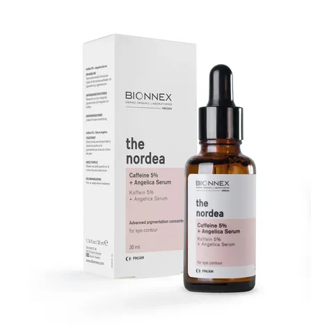 Serum Giảm Bọng Mắt Bionnex The Nordea Caffeine 5% + Angelica - Làm Sáng Vùng Da Mắt, Giảm Quầng Thâm và Sưng Mắt 30ml