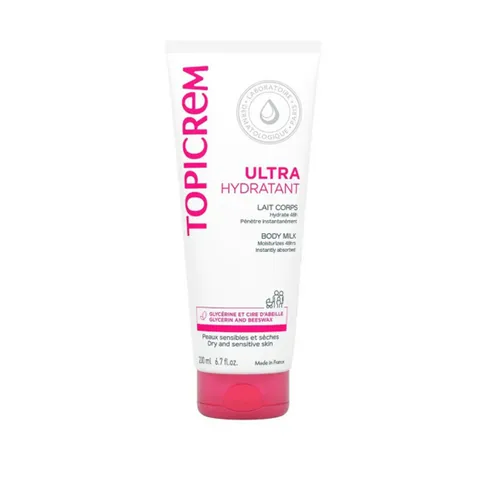 Sữa Dưỡng Thể Cấp Ẩm Topicrem Ultra Hydratant 200ml - Dưỡng Da Mịn Màng, Khỏe Mạnh, Hỗ Trợ Giữ Ẩm Suốt 48 Giờ
