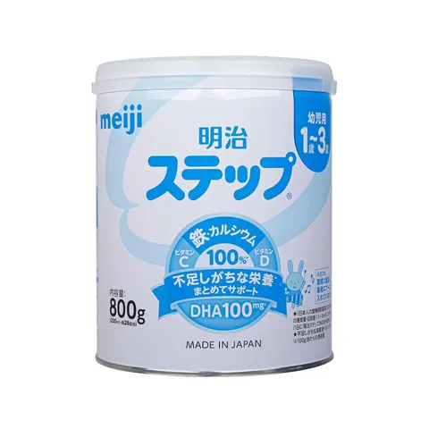 Sữa Meiji số 9 800g - Sữa bột dinh dưỡng cao cấp cho bé từ 1-3 tuổi - Hỗ trợ phát triển trí não và chiều cao, tăng sức đề kháng.