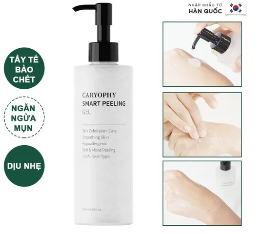Tẩy Da Chết Caryophy Smart Peeling Gel Cho Da Dầu Mụn - Giúp Làm Sạch, Thông Thoáng Lỗ Chân Lông, Dưỡng Ẩm Dịu Da, 250ml