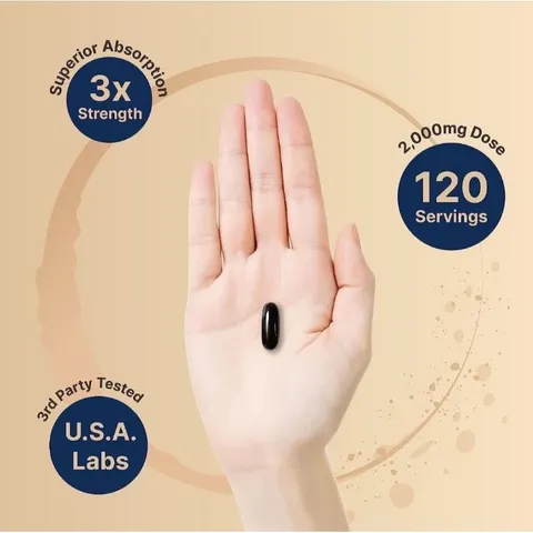 Viên Uống Dầu Nhuyễn Thể Nam Cực Antarctic Krill Oil 2000mg - Omega-3 EPA/DHA và Astaxanthin Hỗ Trợ Sức Khỏe Tim Mạch và Não Bộ