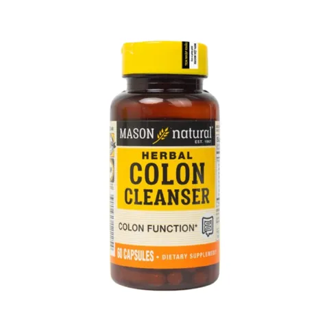 Viên uống hỗ trợ đại tràng Mason Natural Colon Herbal Cleanser - Giải pháp tự nhiên cho sức khỏe đường ruột và giảm táo bón 100 viên