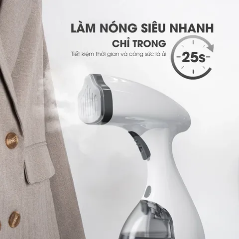Bàn Là Hơi Nước Cầm Tay Lebenlang LBL5299 1500W - Thiết Kế Gọn Nhẹ, Nóng Nhanh, Phù Hợp Du Lịch Và Gia Đình