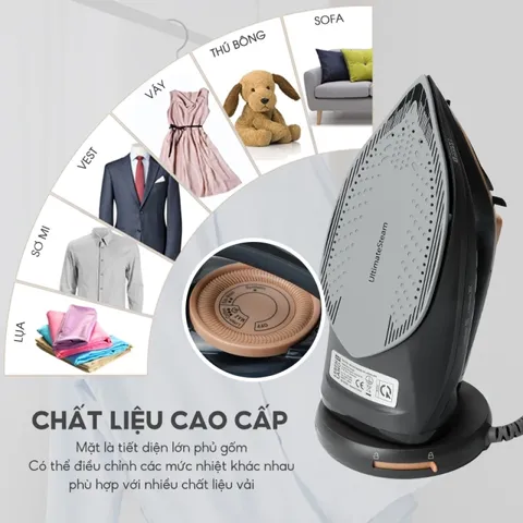 Bàn là hơi nước Lebenlang LBL5289 - Công suất 2200W, Đa chức năng cho mọi loại vải, Chống nhỏ giọt & Tự ngắt an toàn