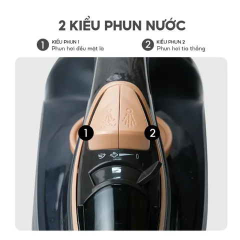 Bàn là hơi nước Lebenlang LBL5289 - Công suất 2200W, Đa chức năng cho mọi loại vải, Chống nhỏ giọt & Tự ngắt an toàn