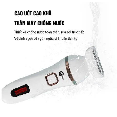 Máy Cạo Lông Cho Nữ Coclear CS5509 - Thiết Kế Nhỏ Gọn, Cạo Sạch Nhẹ Nhàng, Không Gây Đau, Dùng Tại Nhà Hiệu Quả