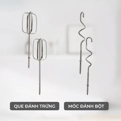 Máy Đánh Trứng Cầm Tay Lebenlang LBL8908 400W - Hỗ Trợ 5 Tốc Độ, Dễ Sử Dụng Cho Người Làm Bánh Tại Nhà