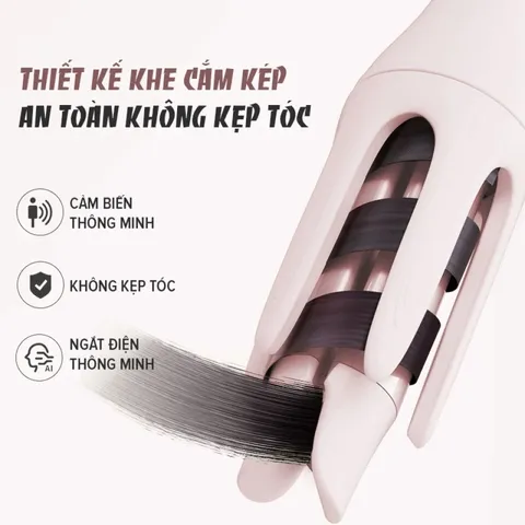 Máy Uốn Tóc Xoăn Tự Động Coclear CJ6511 - Công Nghệ Thông Minh Giúp Tạo Lọn Tóc Đẹp, Giữ Nếp Lâu, Phù Hợp Với Mọi Loại Tóc