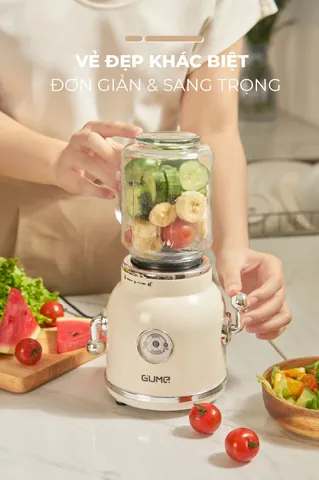 Máy Xay Sinh Tố Đa Năng Gume Hàn Quốc 600ml - Thiết Kế Hiện Đại, Công Suất 300W, Đặc Biệt Cho Cuộc Sống Năng Động