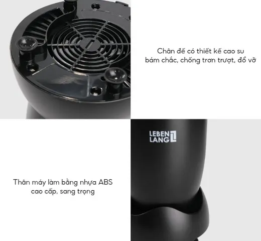 Máy xay sinh tố đa năng Lebenlang LBL2628 600W 700ml - Lưỡi dao inox 304 sắc bén, dễ sử dụng và vệ sinh cho bếp tiện lợi